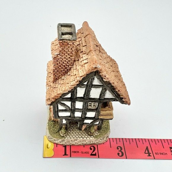 David Winter Cottages 1984 Spinners Cottage Vintage Excellent Handpainted - Picture 7 of 7